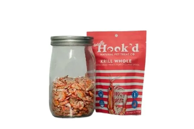 1ea Totally Hook'd Freeze-Dried Krill 1oz - Dog/Cat Supplements